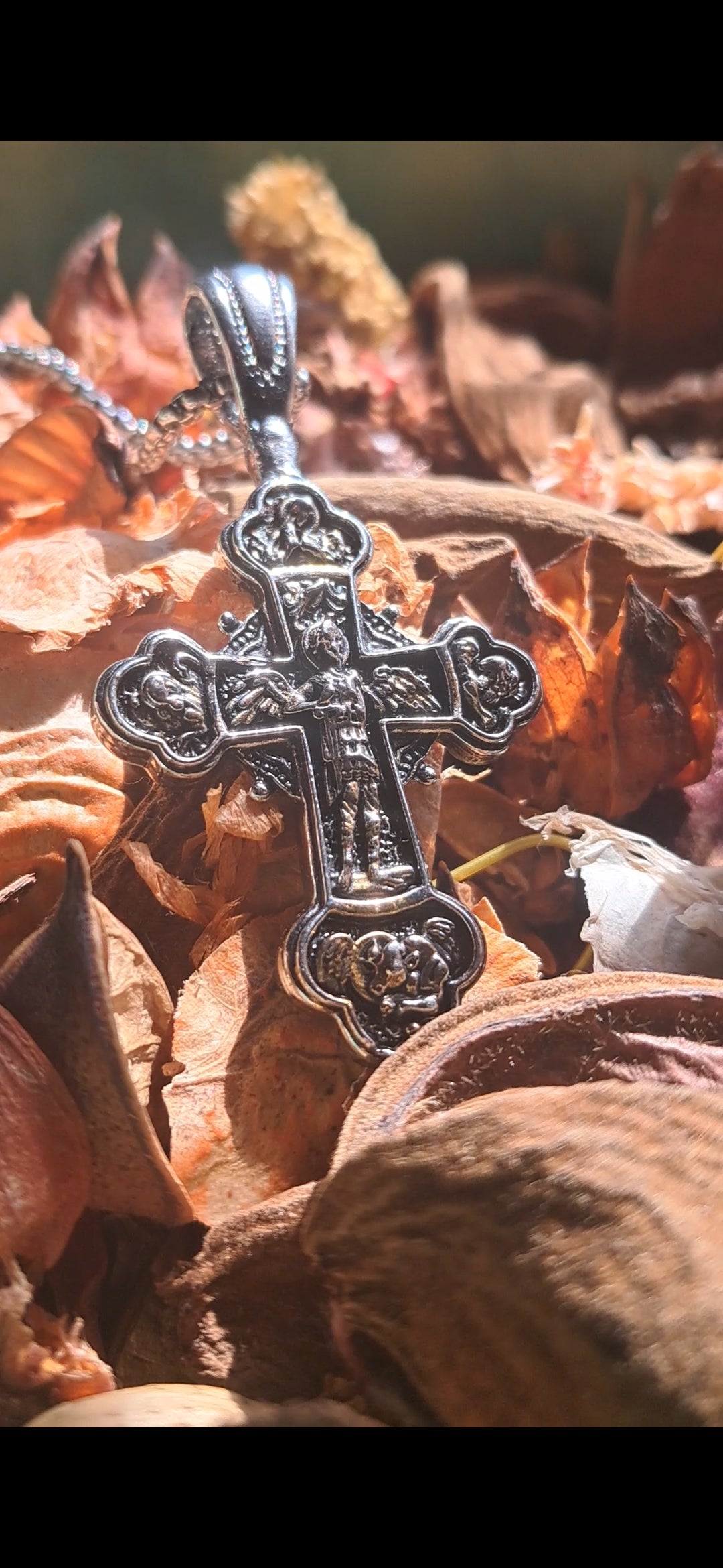 Archangel Michael Cross Necklace. Your Daily Shield of Faith.