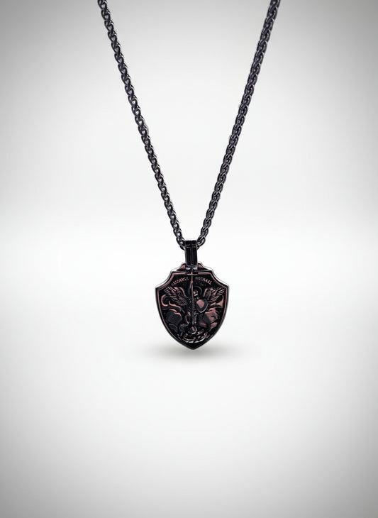 Archangel Michael Shield Necklace