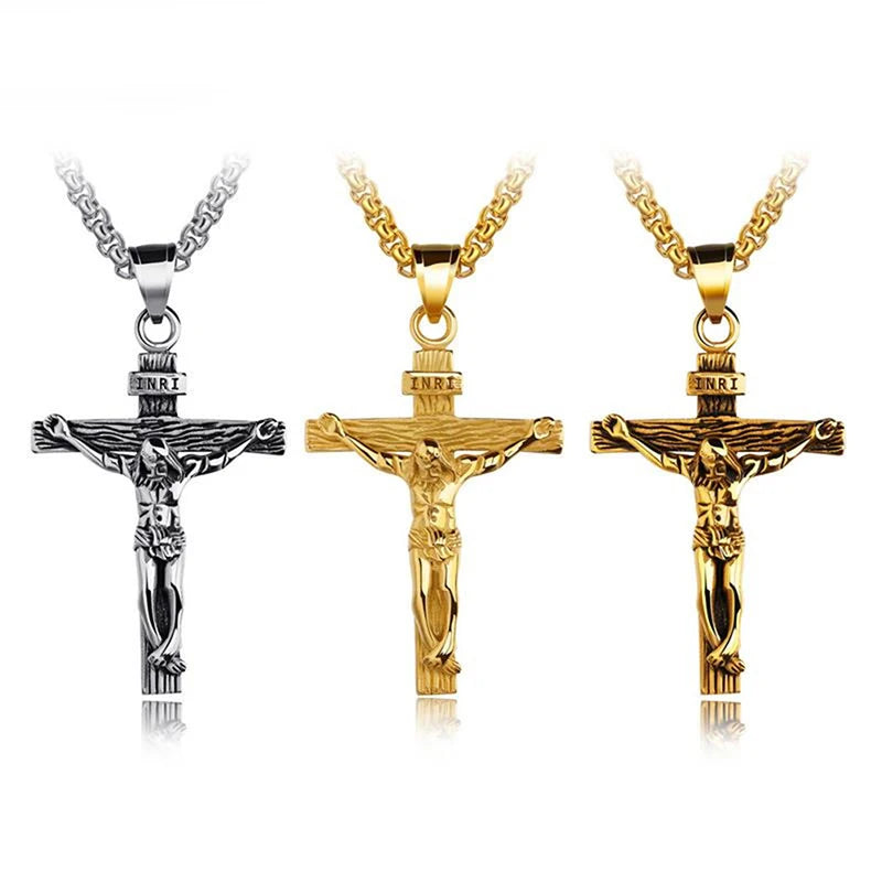 Jesus Christ on a Cross Necklace