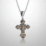 Archangel Michael Cross Necklace