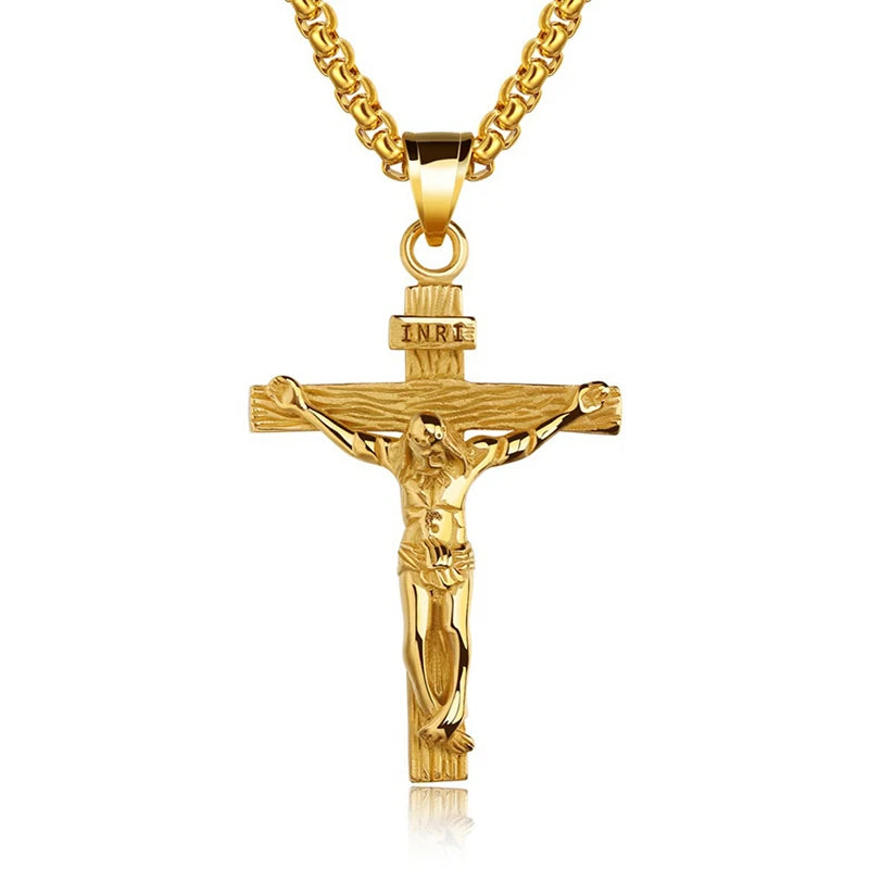 Jesus Christ on a Cross Necklace