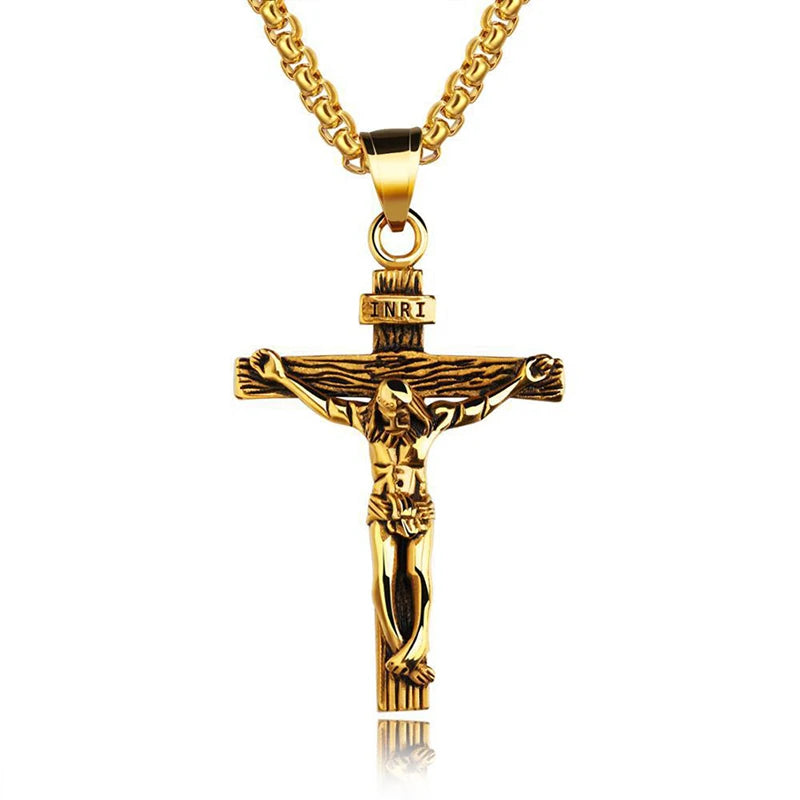 Jesus Christ on a Cross Necklace