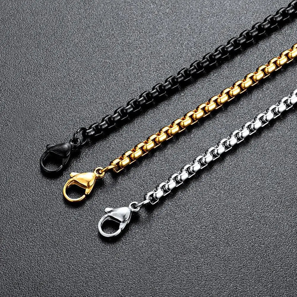 Cross necklace. Engraved with The Lords Prayer.