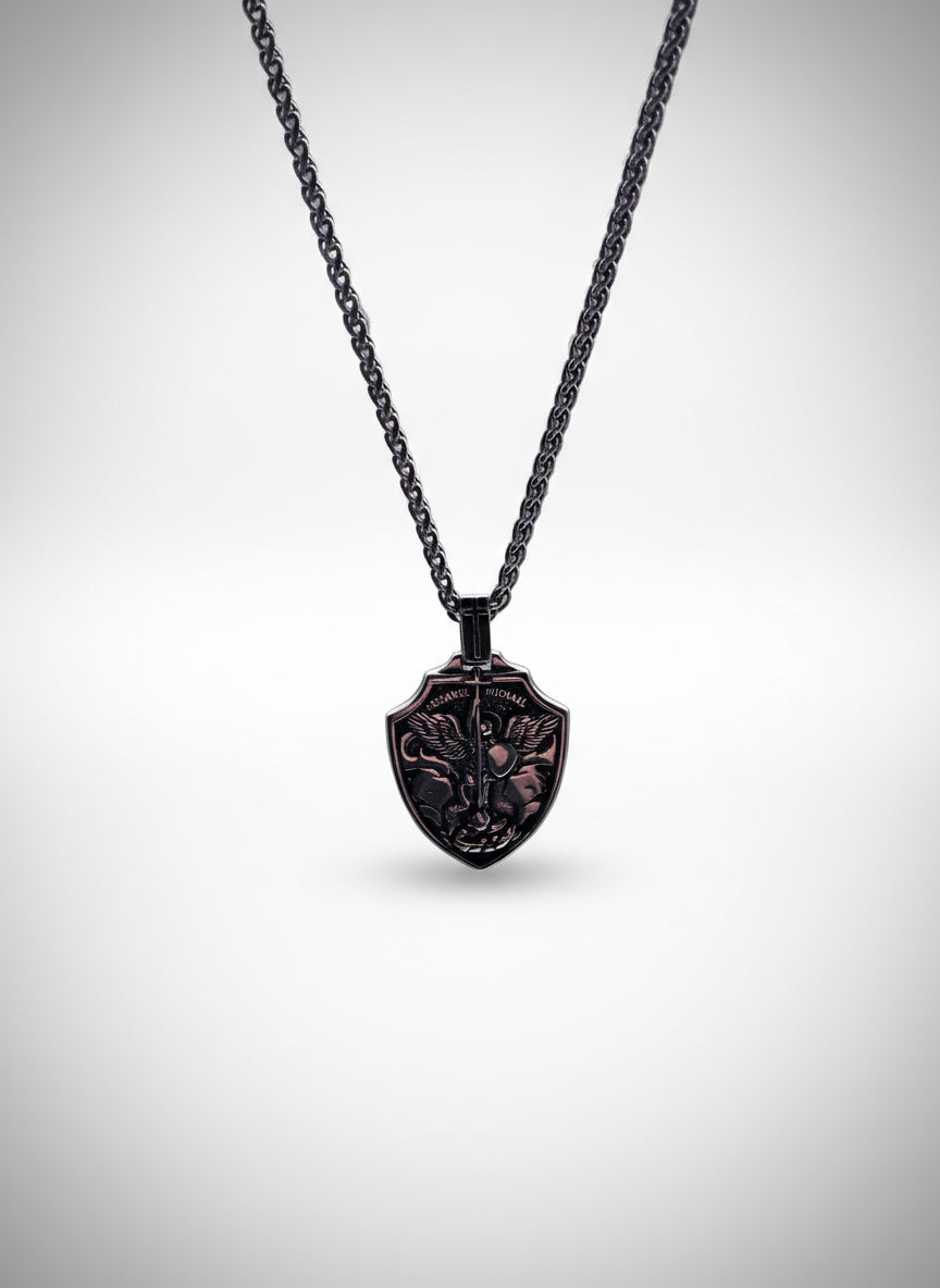Archangel Michael Shield Necklace
